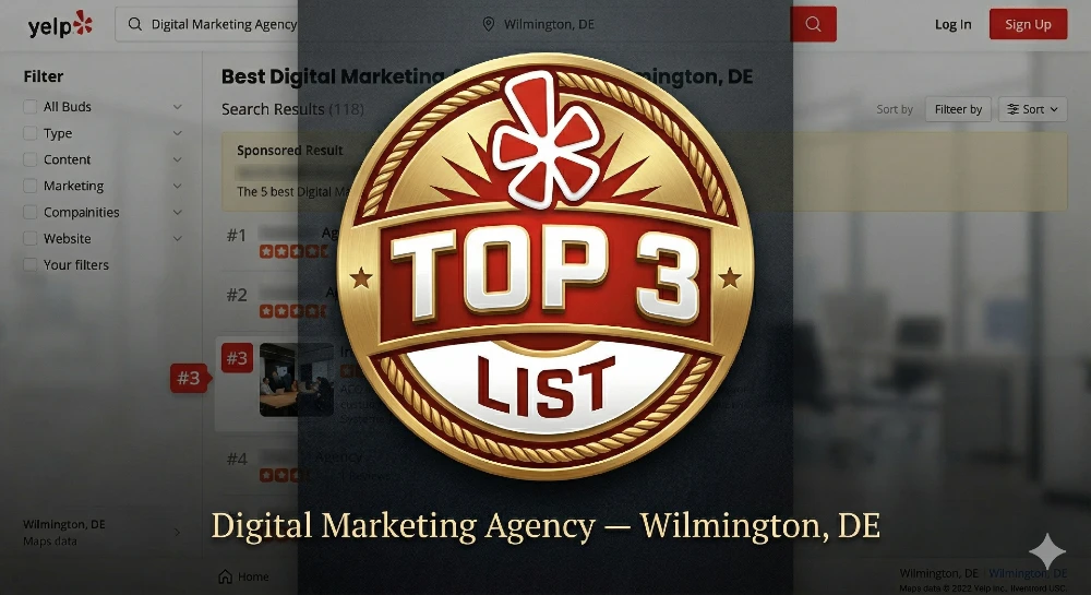 Incognito Worldwide listed top 3 on Yelp image